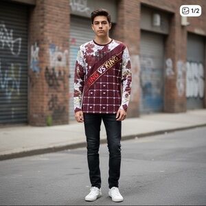 001 SHRRTS: Switch Remakable long sleeves shirt size L